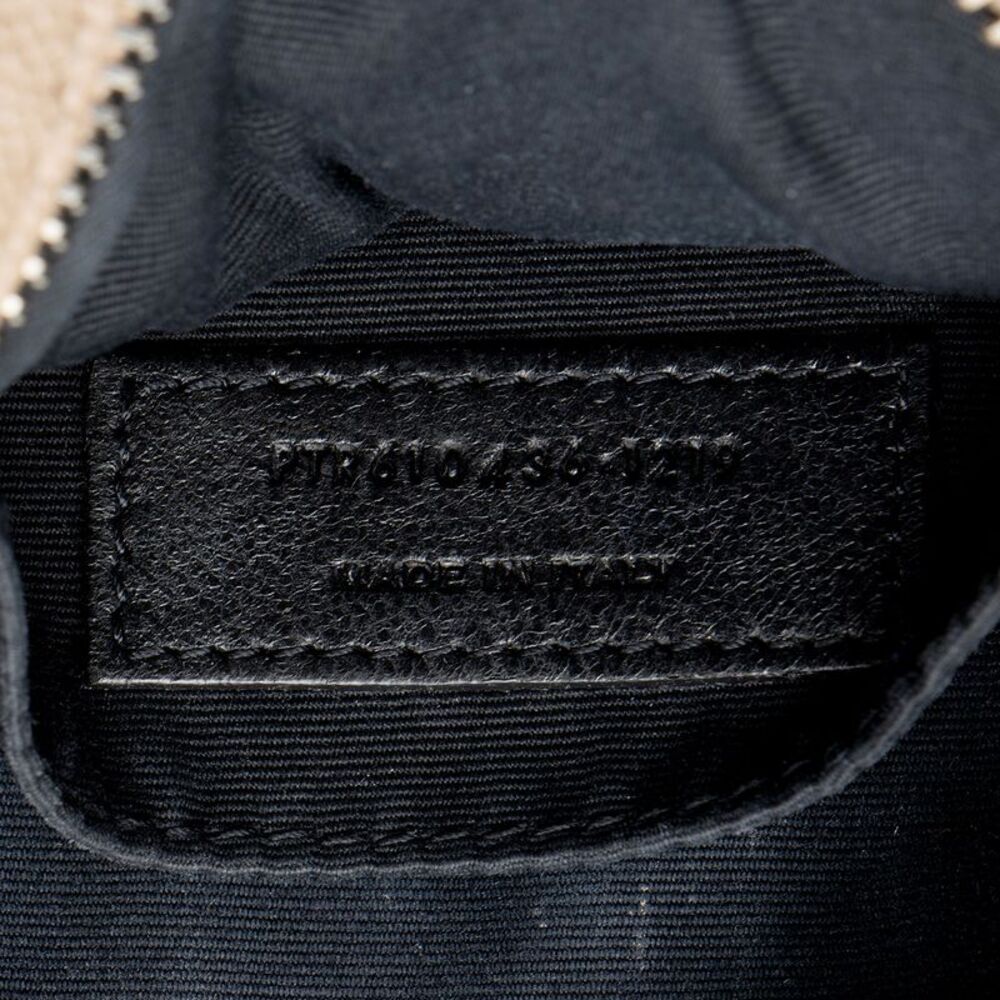 Saint Laurent Matelasse Grain de Poudre Monogram Vinyle Round Camera Bag - Picture 6 of 13